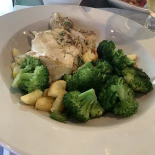 Grouper with veggies