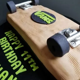 Skateboard Cake