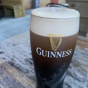 I like the Guinness pour here.