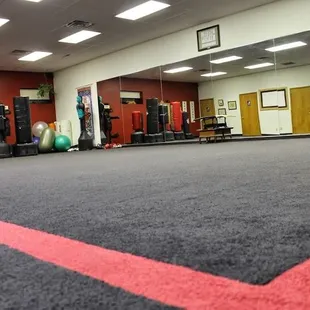 Interior of dojo