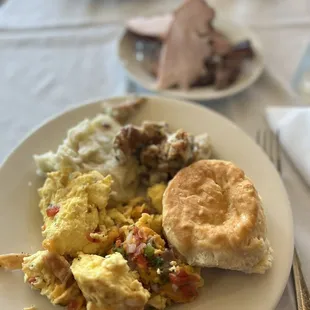 a plate of food