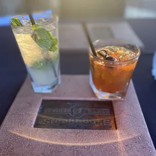 Mocktail and old fashion