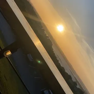 View of the sunset