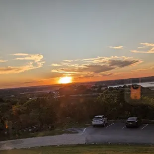 outside