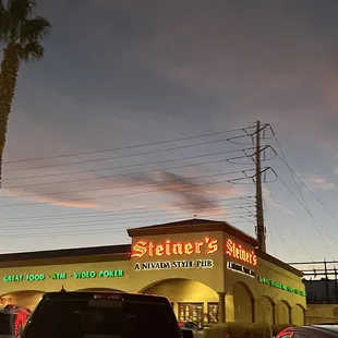 outside