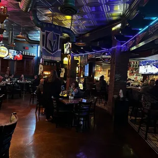 Inside bar area