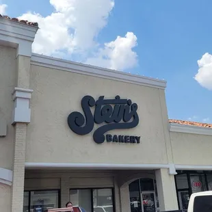 the exterior of the store