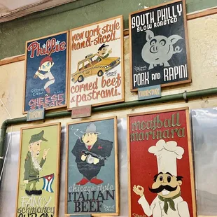 Daily specials on very cute animated display boards.