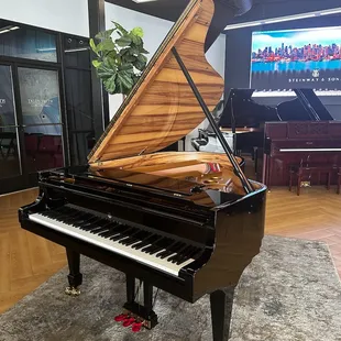 Combination of Amber wood and polish ebony