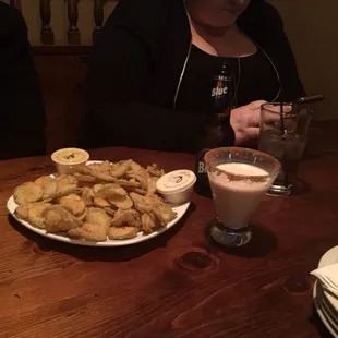 Pickle chips, made with local Gielow Pickles. Fantastic!