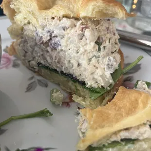 Omg piled high chicken salad