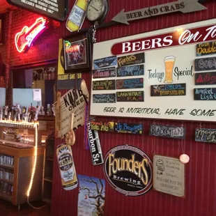 Always a great selection of beers on tap.