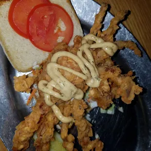 Softshell crab sandwich was pretty good. Didn't care for the celery though ($11)