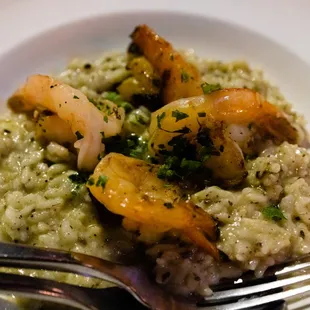 shrimp risotto