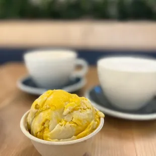 Mango Sticky Rice Ice Cream