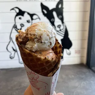 Thai Tea and Guava Cream Cheese Ice Cream