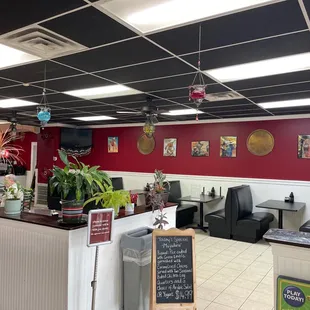 Restaurant area.