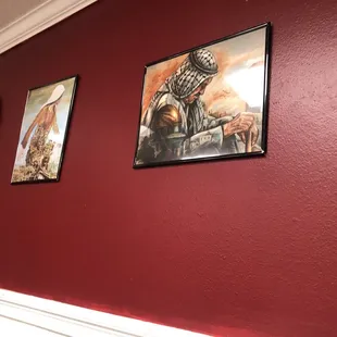 artwork on the wall