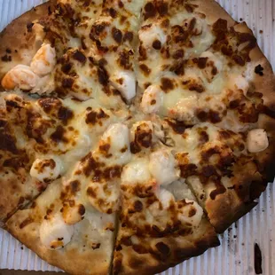 Seafood pizza  Large 12-inch Pizza (8 Slices)