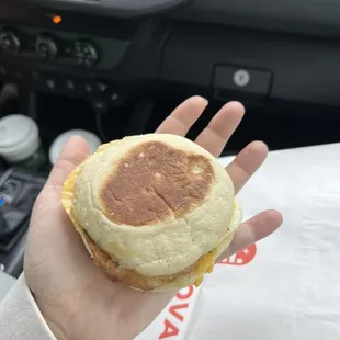 Bacon egg and cheese Traditional Sandwich