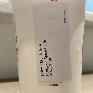 a drink in a plastic cup