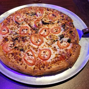 Margherita Pizza... Not my favorite version.