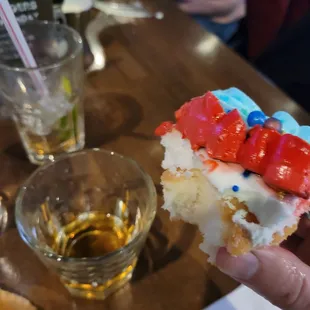 Whiskey (&amp; my cupcake from my birthday party)