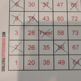 BINGO!  Me winning in October 2023