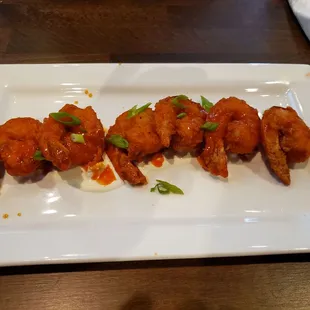 Buffalo shrimp.