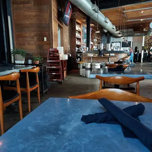 Interior seating area