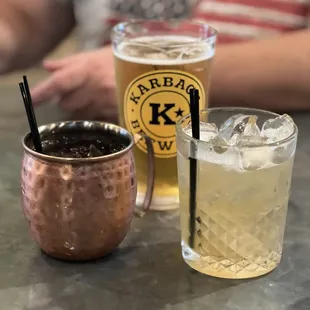 Cherry mule, gold rush, and a beer