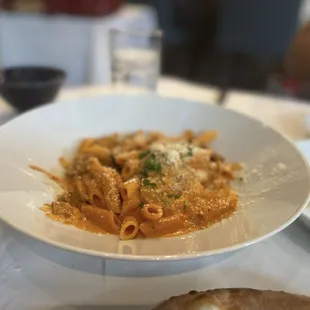 pasta dish, pasta, food