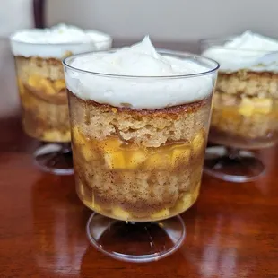 Apple pie cake parfaits for the Plaza Classic Film Festival