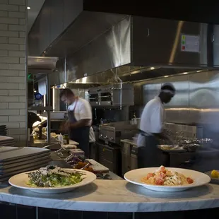 The kitchen is always a blur of energy as our talented Chef Justin Winkler and team whip up traditional favorites with a twist