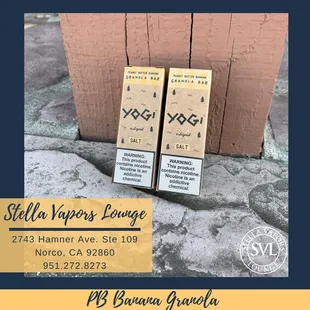 Yogi: Peanut Butter Banana Granola Bar (Available in Freebase | Salt)