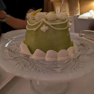 @endoedibles on Instagram 11/2/24  Cassata Siciliana - Sicilian pistachio, chocolate, &amp; ricotta cake