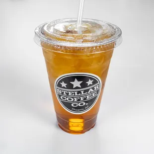 Fresh Peach Loose Leaf Iced Tea.