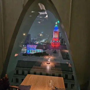 View of City &amp; County Building near my table