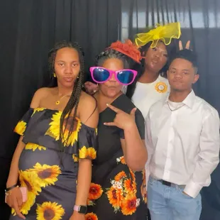 Lots of fun at the photo booth