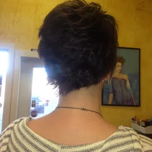 Asymmetrical pixie