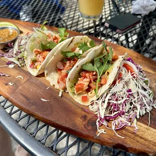 Lobster tacos!