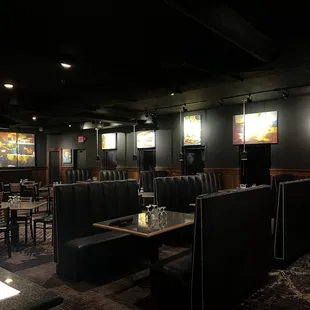 the interior of the restaurant