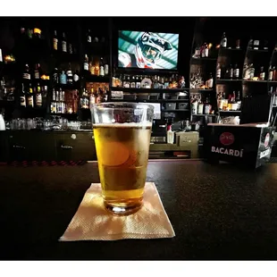 Lakefront Lager @ Stella's A Cocktail Dive. 746 N James Lovell St, Milwaukee, WI Nice Cozy Dive Place . Cool!