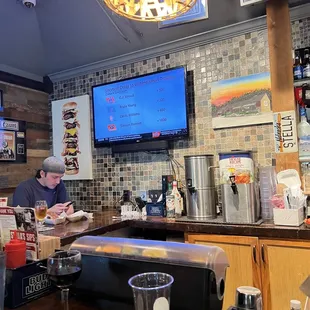 Bar area
