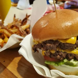Double and the iconic fries.