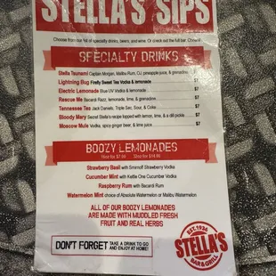 Alcoholic beverages
