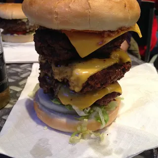 Triple Cheeseburger*