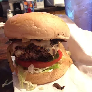 Swiss Mushroom Burger*