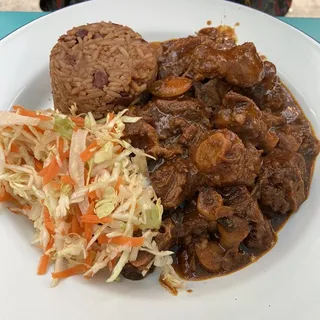 Braised Oxtail with Lima Beans