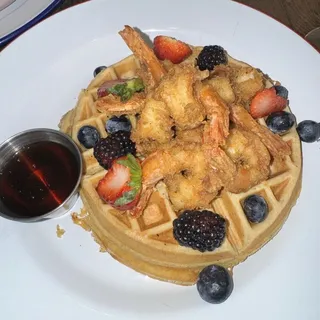 Bangin' Shrimp & Waffles